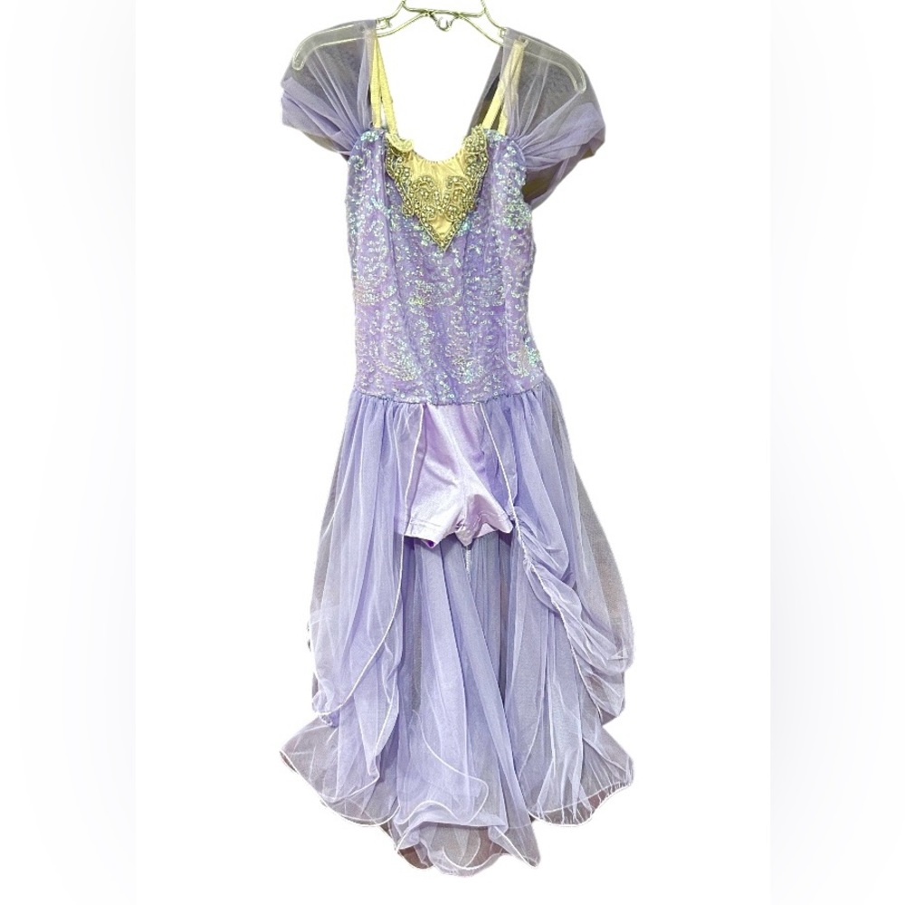 Costume Gallery Purple Lyrical Dance Costume Size Child Medium